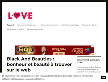 Tablet Screenshot of love-test.fr